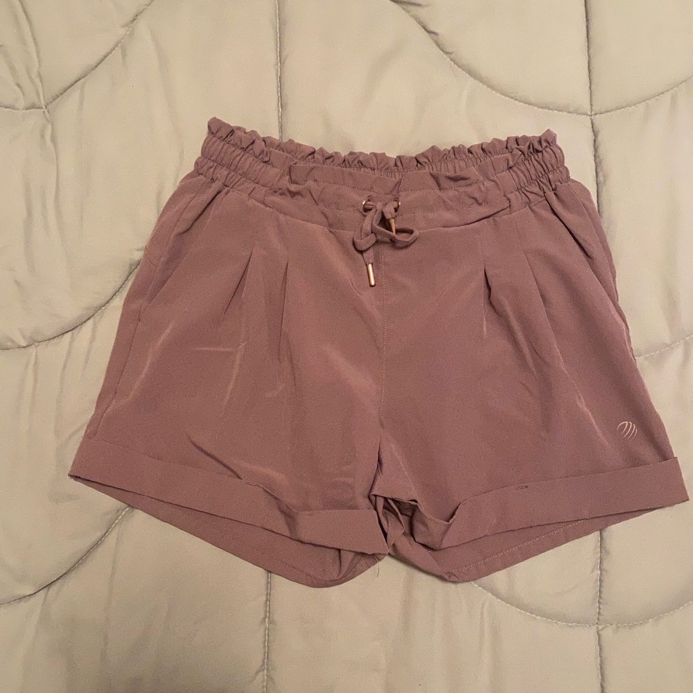 Plum athletic shorts